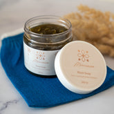 Moroccan Black Soap & Exfoliating Glove – Deep Cleansing Hammam Ritual | 200g